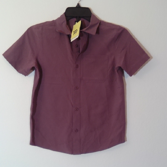 all in motion Tops - All in Motion Plum Button Down Shirt